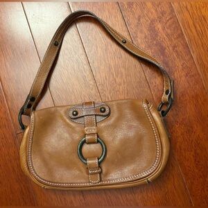 Banana Republic Tan Leather Shoulder Bag
